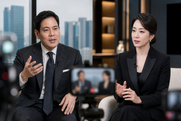 숏폼 인터뷰 기사 대표 이미지 - 재벌가 ‘숏폼 인터뷰’의 시대? 정용진·노현정이 던진 새 홍보 문법
