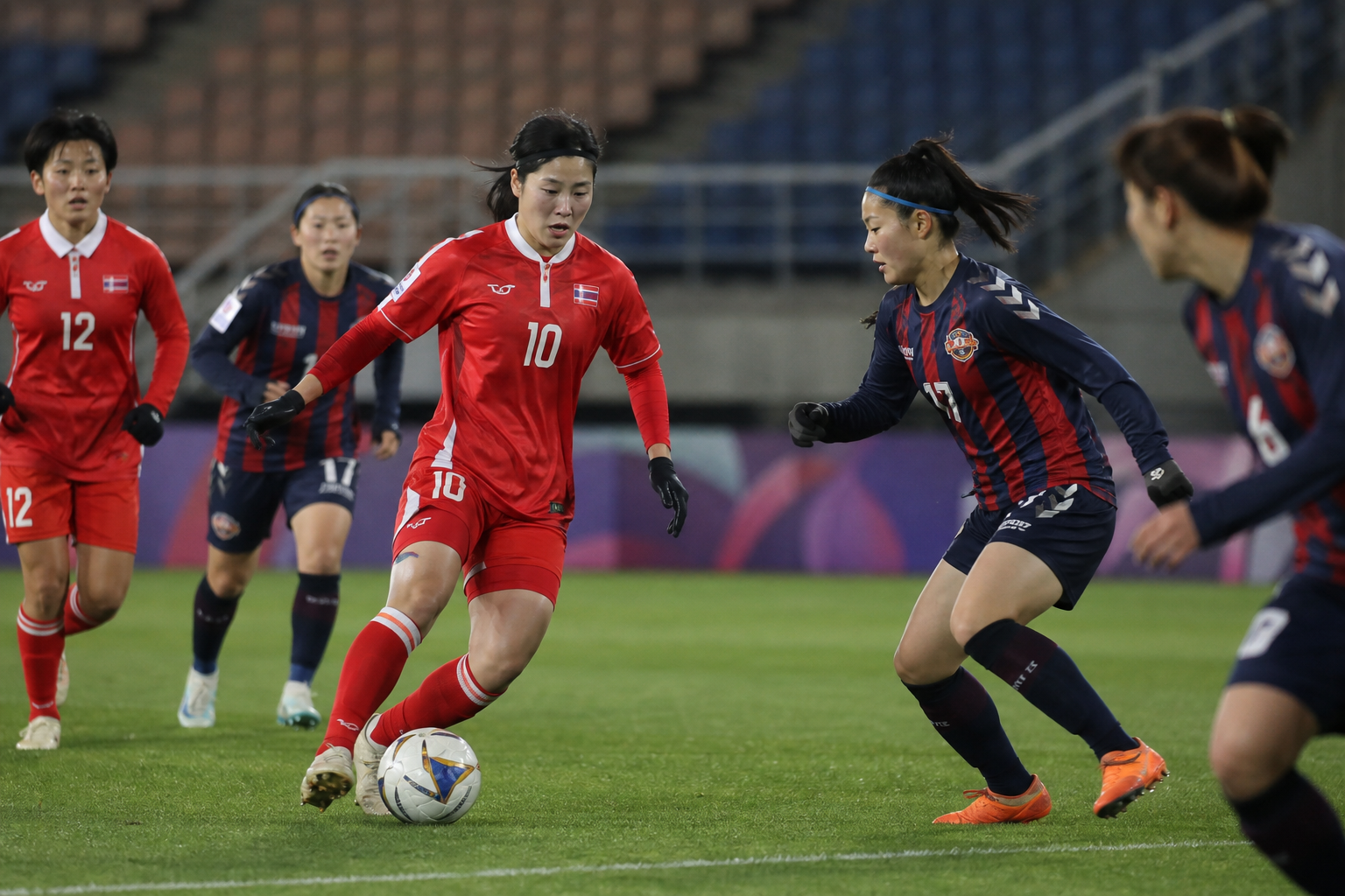 내고향 여자축구, 수원종합운동장, AWCL 파이널 기사 핵심 맥락을 보여주는 이미지 - 준결승 1경기는 20일 오후 7시로 예정돼 있으며, 이 경기 승자와 멜버른시티(호주) 대 도쿄 베르디(일본) 경기 승자가 23일 오후 2...
