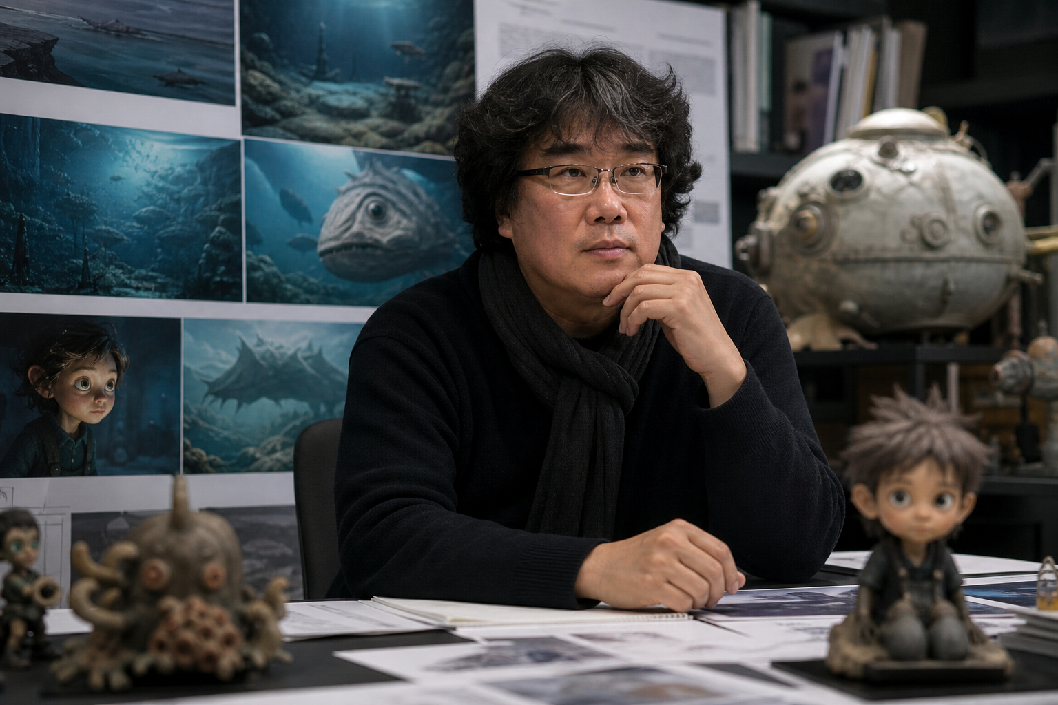 봉준호 애니 기사 영향과 배경을 설명하는 이미지 - 이번 작품에서 주목할 대목은 제작 역량의 결합이다. 보도에 따르면, 영화 ‘잠’ 으로 감각적인 연출력을 인정받은 유재선 감독 이 공동 각본 작업...