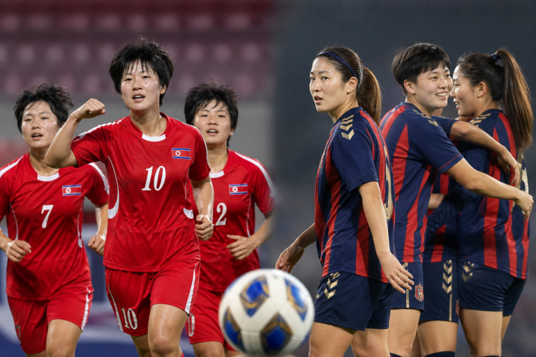 북한여자축구, 수원FC, 4강전 기사 대표 이미지 - 북한 여자축구 ‘내고향’ 팀, 베이징 경유해 한국행…AFC 챔피언스리그 4강 ‘수원FC와 남북 맞대결’ 성사