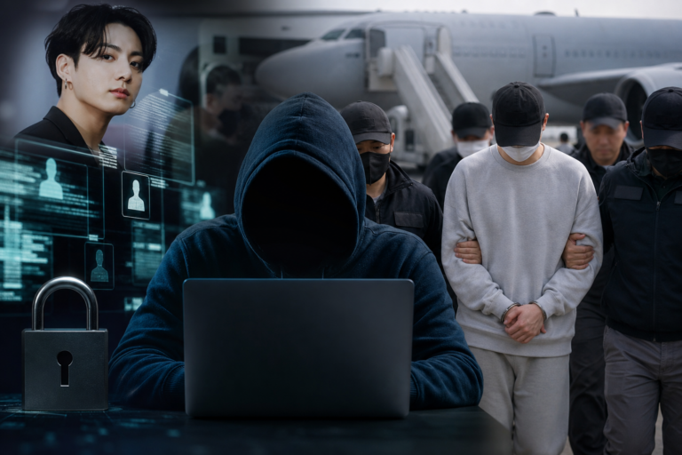 해킹 조직, 개인정보, 사이버 범죄 기사 대표 이미지 - 해킹 총책, 태국서 송환…BTS 정국 등 ‘명의 도용·자산 탈취’ 380억 규모 수사 확전
