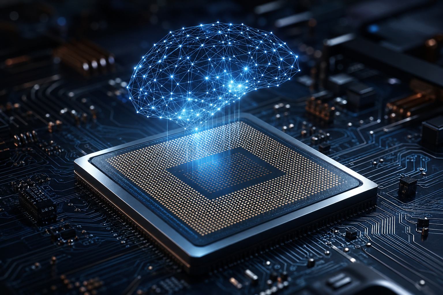 AI 칩 기사 영향과 배경을 설명하는 이미지 - 애플은 2024년 6월 자체 AI 시스템 ‘애플 인텔리전스’를 소개하면서, 시리에 챗GPT를 활용하는 기능을 추가했다. 애플 입장에서는 인기 높...