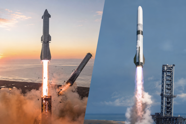 스타십 발사 기사 대표 이미지 - 스페이스X는 Starship V3 첫 비행에서 부스터 회수 실패…블루 오리진은 New Glenn 재비행 승인