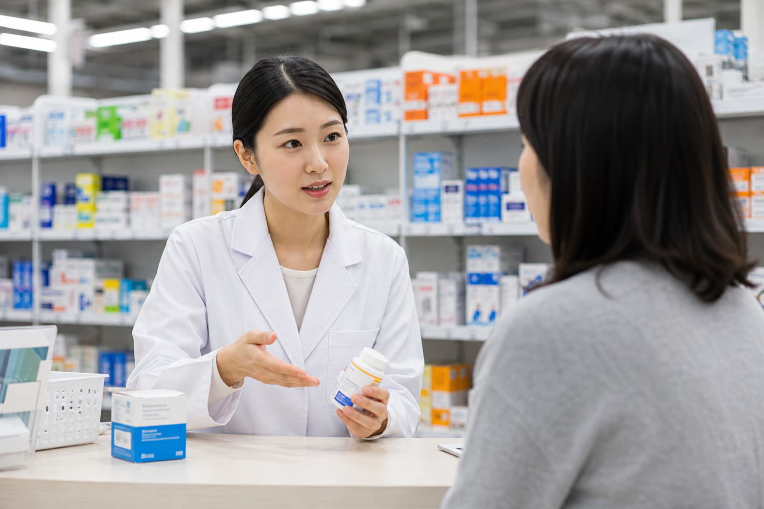 약국, 의약품, 상담 기사 영향과 배경을 설명하는 이미지 - 호주 ‘케미스트 웨어하우스’ 모델에서는 오남용 위험이 큰 약사 전용 의약품을 계산대 뒤 별도 보관하고, 약사와의 상담을 거친 뒤에만 구매할 수...