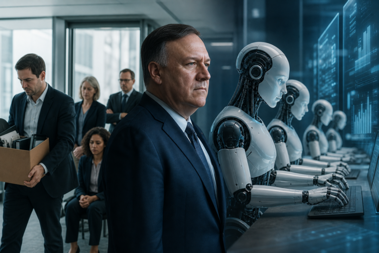AI 에이전트, 기업 해고, 자동화 업무 기사 대표 이미지 - 클릭업의 ‘AI 에이전트’ 구조조정과 폼페이오?…“일자리의 종말”보다 먼저 보이는 업무 재편의 속도