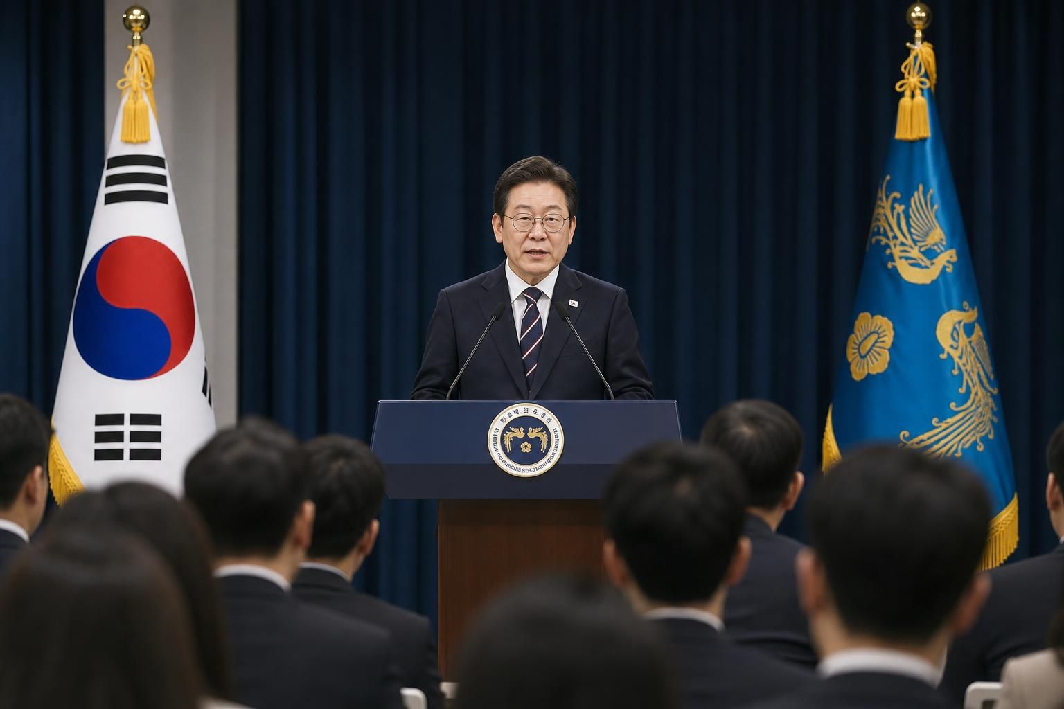[대한민국, 청와대, 기자회견] 기사 영향과 배경을 설명하는 이미지 - 청와대는 앞서 이 대통령의 취임 1년간 활동을 수치로 공개한 바 있다. SBS에 따르면 이 대통령은 지난 1년간 국내 경내 행사 250건, 지방...
