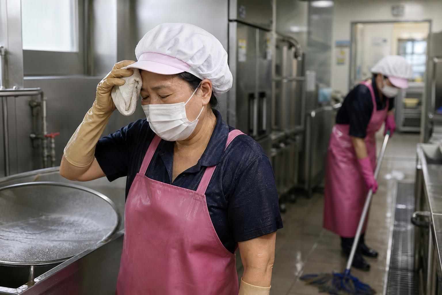 폭염 학교 기사 핵심 맥락을 보여주는 이미지 - 노조는 또한 폭염 대응에 핵심적인 휴게시설이 대부분 설치돼 있지만, 실제로는 기준을 충족하는 곳이 많지 않다고 밝혔다. 설문 결과 학교 94.5...