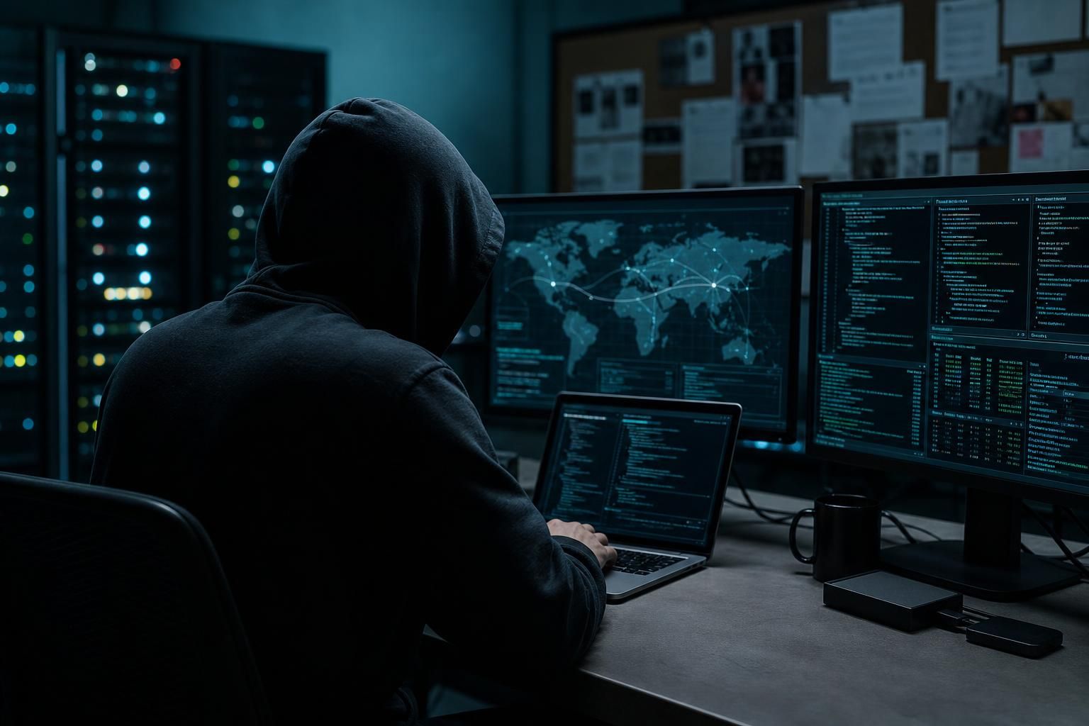 PeopleSoft 해킹 기사 영향과 배경을 설명하는 이미지 - 샤이니 헌터스 측은 애초에 공격 목표로 FBI의 PeopleSoft 서버 를 염두에 뒀다고 주장했다. 구성원은 이를 “일종의 성명” 목적과 연결...