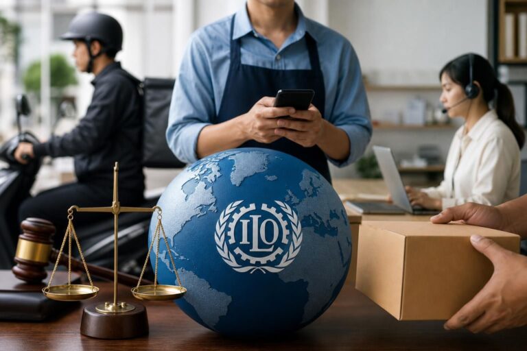 ILO 플랫폼 기사 대표 이미지 - ILO, 플랫폼 노동자 ‘양질의 일자리’ 첫 국제 기준 채택…최저임금·사회보장 보호 의무화 방향