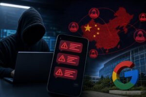 피싱 문자, AI 해킹, 사이버 범죄 기사 대표 이미지 - 구글, ‘AI 스미싱’ 중국 해킹조직 ‘아웃사이더 엔터프라이즈’ 제소…수십만 피해·수백만 건 문자 공격 의혹