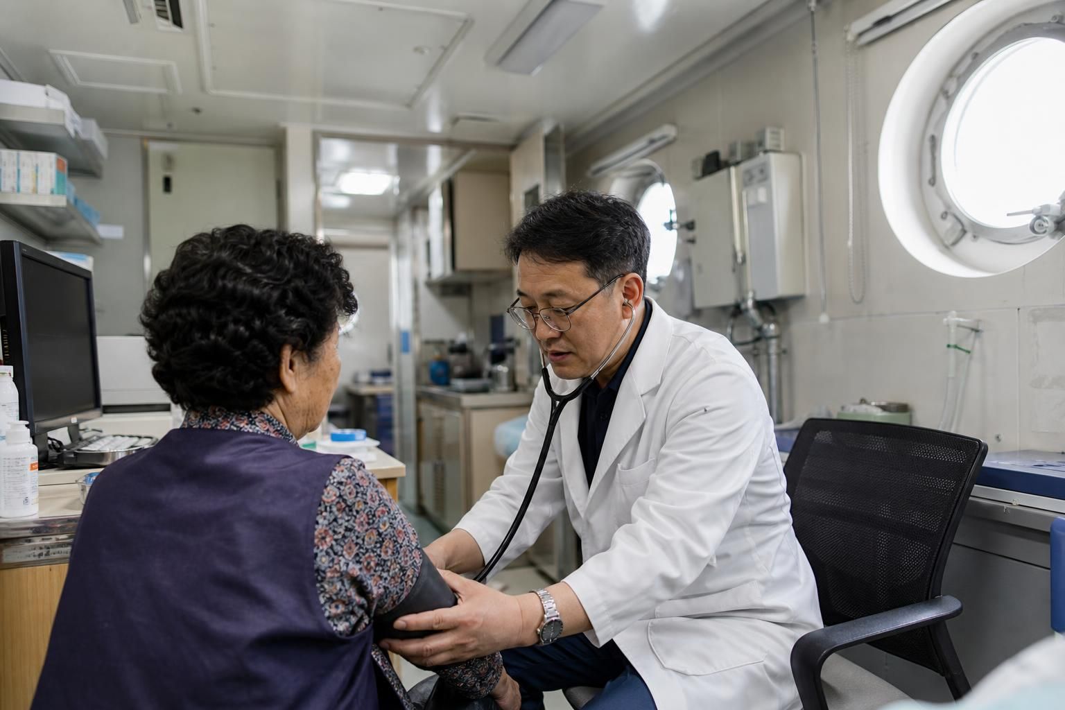 병원선 의료 기사 영향과 배경을 설명하는 이미지 - 국회에서는 병원선을 지역보건의료기관, 건강보험 요양기관, 국가건강검진기관에 포함하는 ‘병원선 3법’이 발의된 적이 있지만, 제21대 국회 임기...