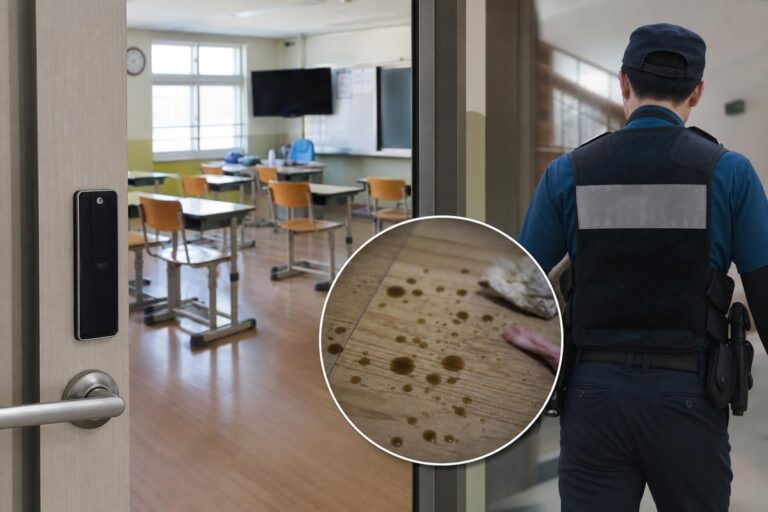 학교 보안, 교실, 수사 기사 대표 이미지 - 제주 초등학교 교실 ‘연쇄 침입’에 체액·소변 테러…경찰 수사 착수