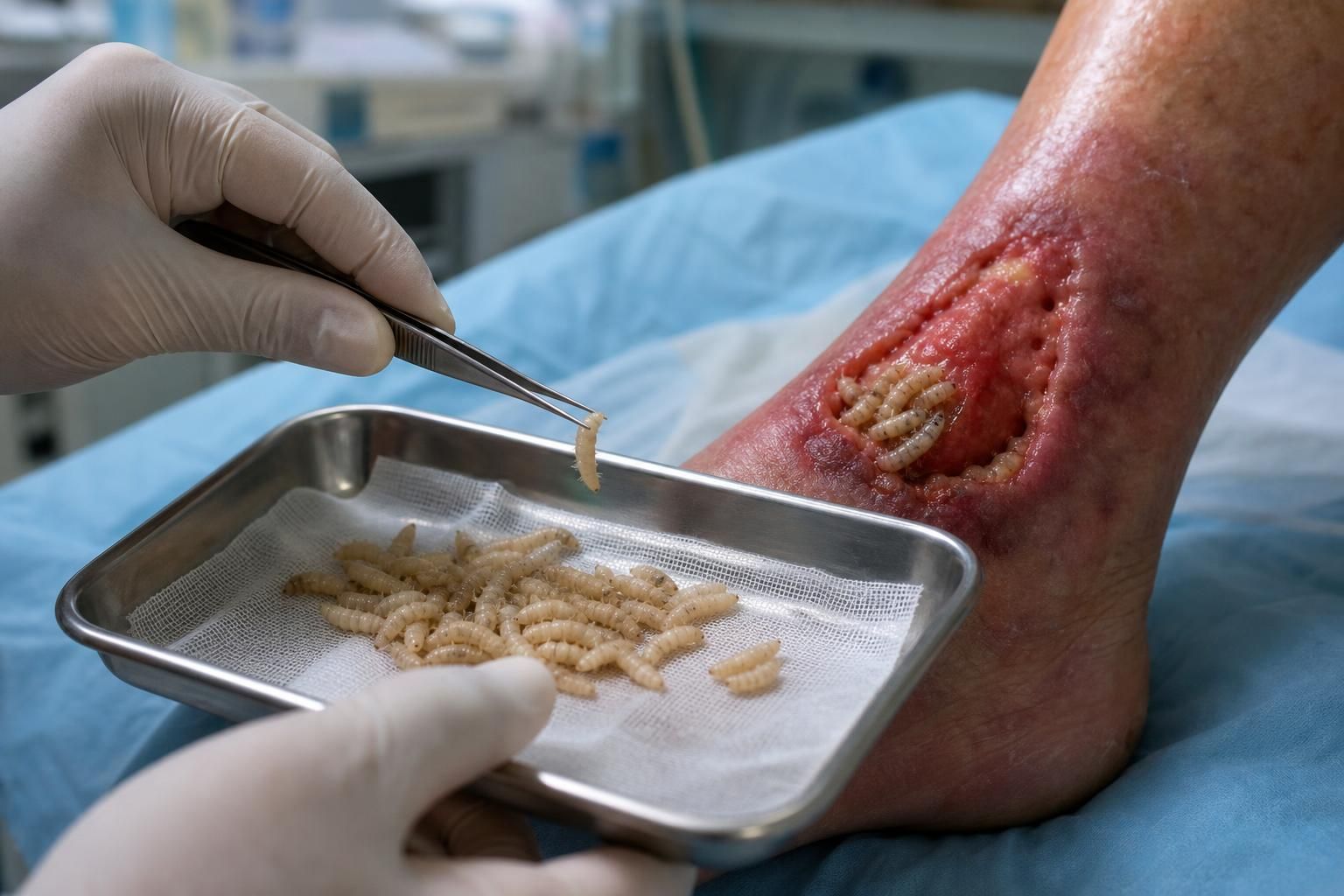 마고트 치료, 유충 상처, FDA 승인 기사 핵심 맥락을 보여주는 이미지 - 해당 소식은 Ars Technica에 따르면, FDA의 이번 승인 발표는 Cuprina 측 공지에 근거해 전해졌다. Cuprina는 현재 미국...