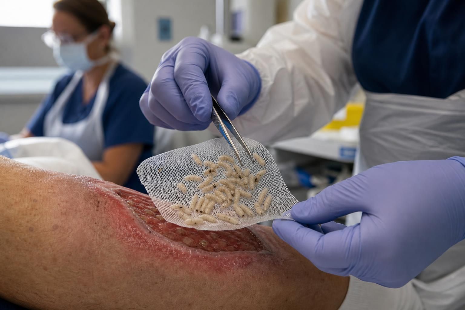 마고트 치료, 유충 상처, FDA 승인 기사 영향과 배경을 설명하는 이미지 - 이번 승인에서 Cuprina는 두 유충 종이 치료상 큰 차이를 만든다고 주장하진 않는 것으로 전해졌다. 대신 운영·공급·지역 수용성 측면에서 다....