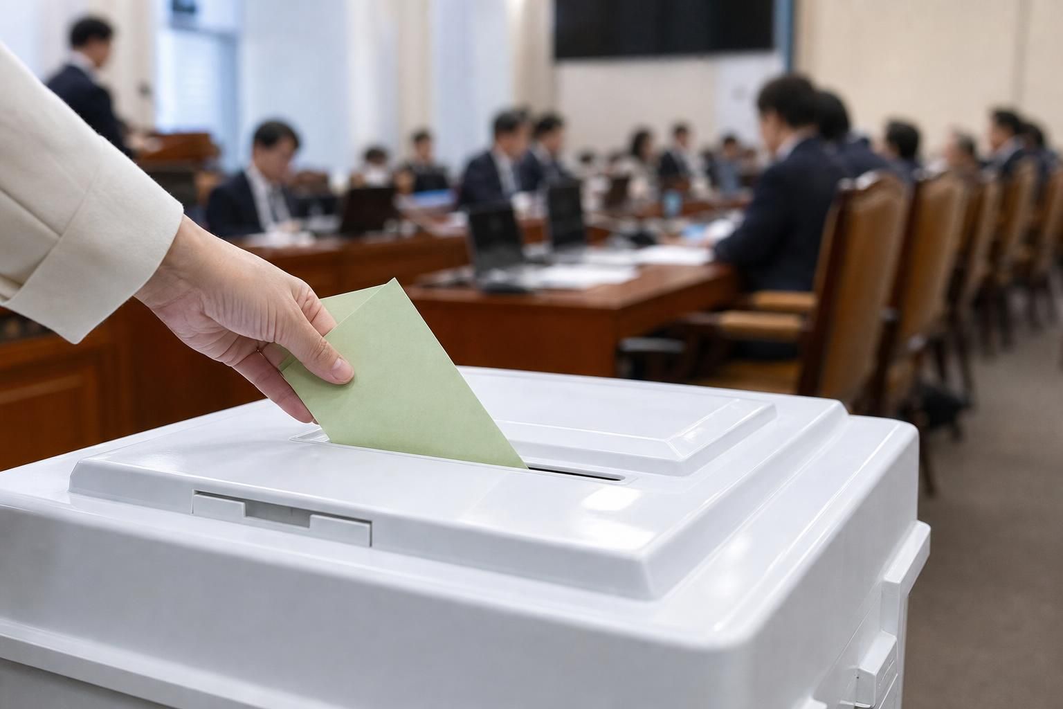 투표함, 국회, 선거관리 기사 영향과 배경을 설명하는 이미지 - 국정조사 특위의 출범 자체가 유권자 권리 침해 문제를 중심에 놓고 있다는 점에서, 향후 청문·현장보고 과정에서 ‘어떤 기준으로 인쇄 수량이 산정...