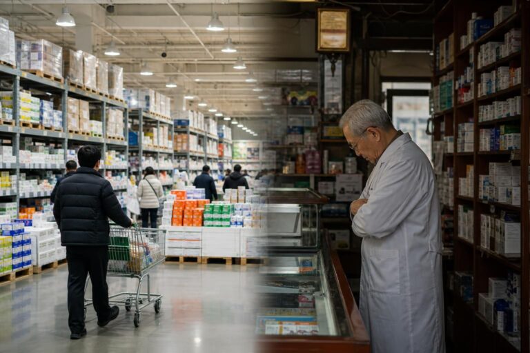 [창고형 약국, 약국 매장, 의약품 판매] 기사 대표 이미지 - ‘창고형 약국’ 확산에 골목 약국 흔들…정부는 “현황 파악 깜깜이”