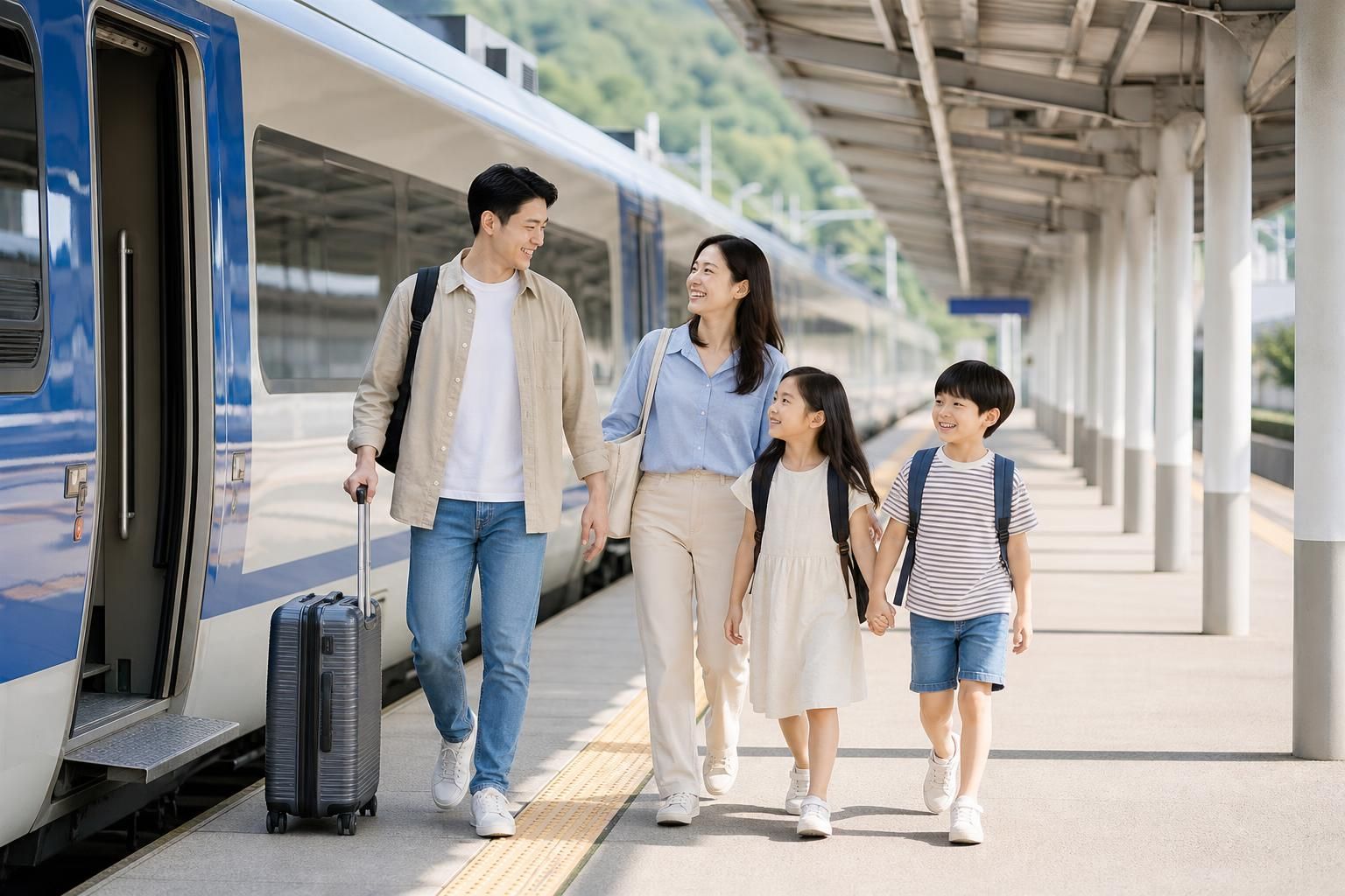 [여름 여행, 기차역, 근거리 관광] 기사 핵심 맥락을 보여주는 이미지 - 여름 성수기 시즌을 앞두고 여행 수요가 근거리로 쏠리는 흐름은 여러 방식으로 관찰된다. 장거리의 경우 항공·숙박·이동시간 등 비용과 변수가 상대...