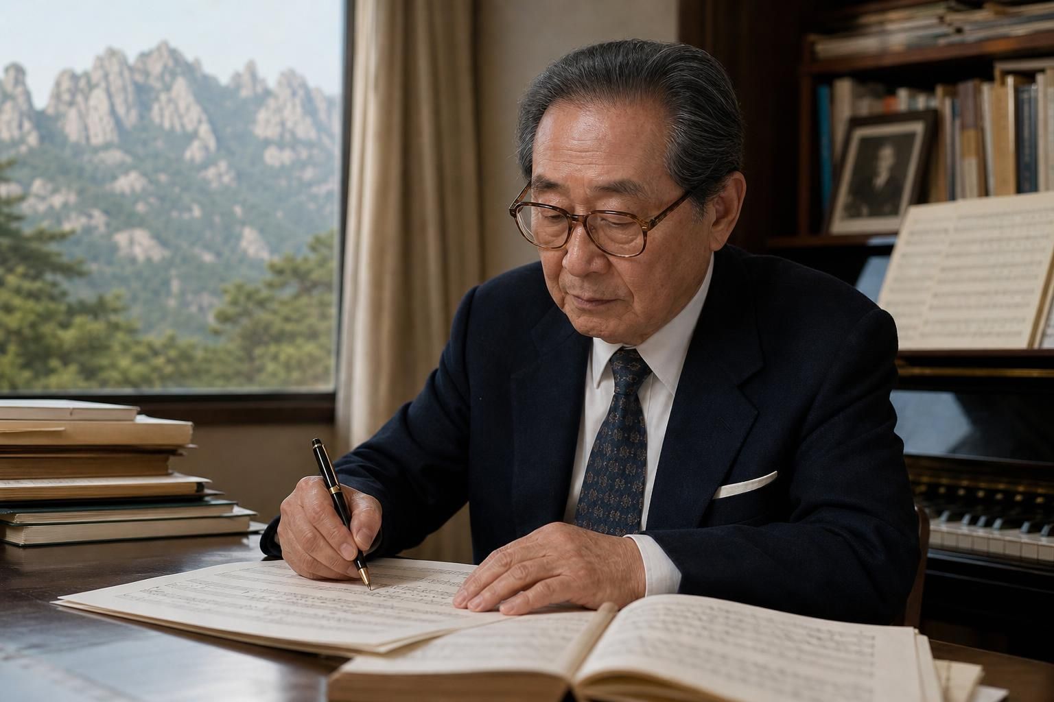 [금강산 가곡] 기사 핵심 맥락을 보여주는 이미지 - 최영섭의 음악 경력은 해방 이후부터 본격적으로 궤도를 탔다. 연합뉴스 보도에 따르면 그는 인천에서 초등학교를 다니며 교회 주일학교 성가대 활동과...