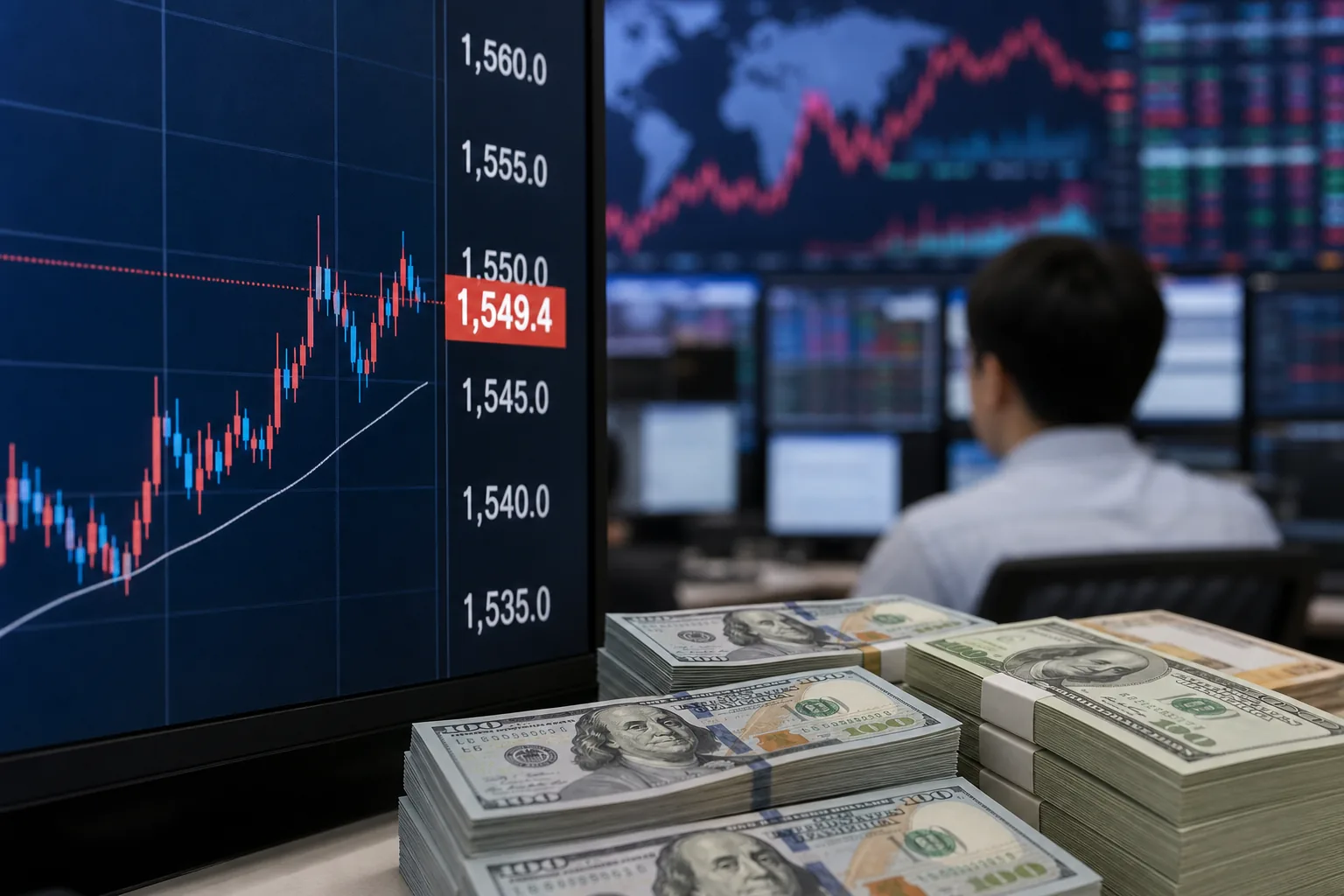 서울 외환시장 원달러 환율 1549원대 마감 흐름
