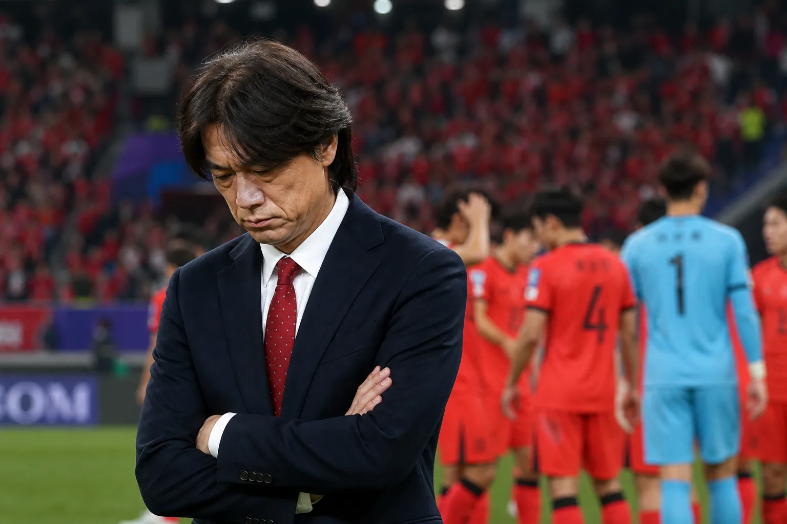 월드컵 탈락 뒤 한국 축구대표팀을 향한 비판 여론 이미지