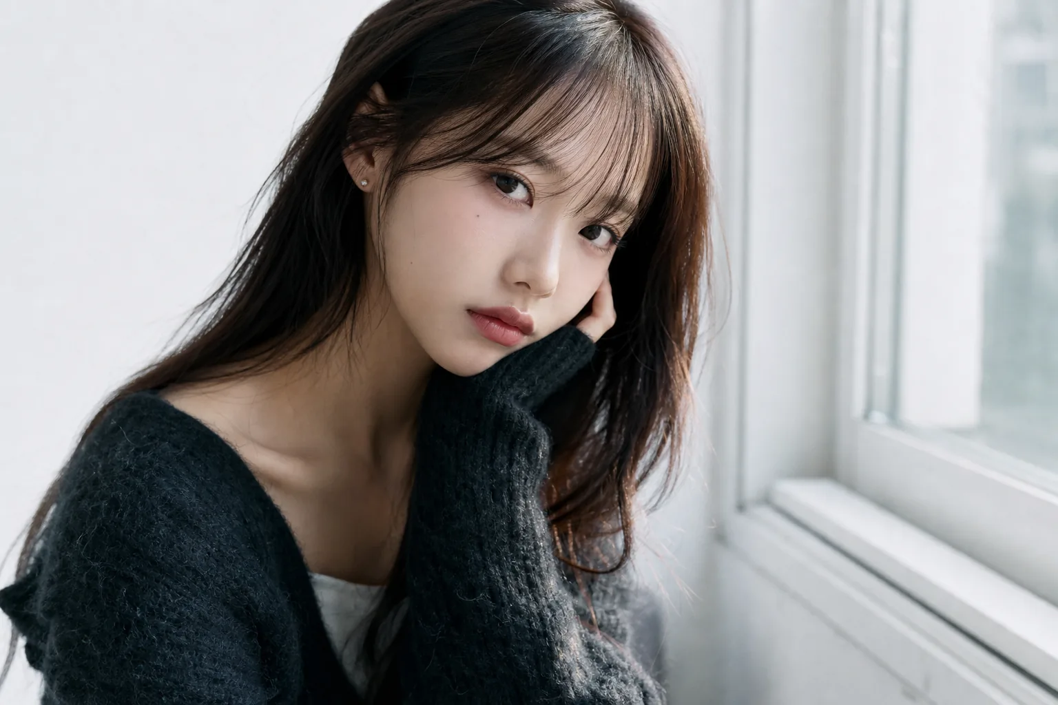 데뷔 10년 차 가수가 무대 뒤에서 자신을 돌아보는 이미지