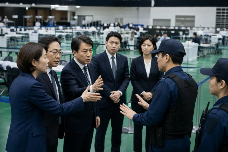 올림픽공원 개표소 현장조사를 앞둔 국회 국정조사 공방