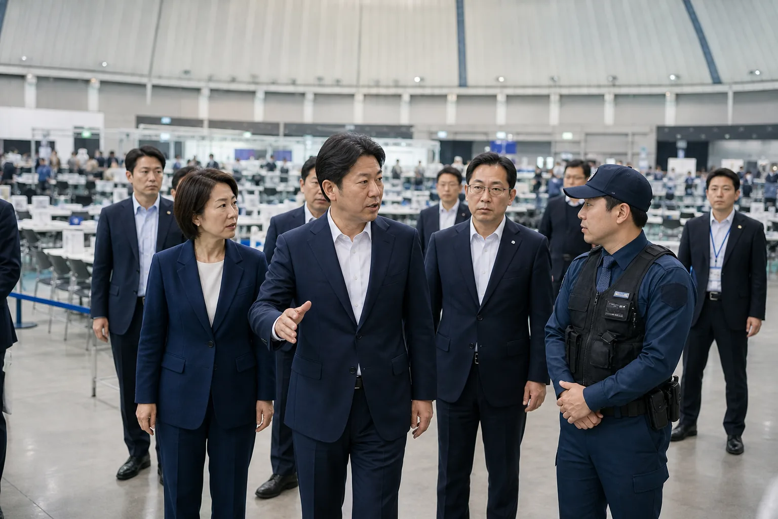 국회 국정조사 회의장에서 여야 의원들이 현장조사 방식을 논의하는 모습