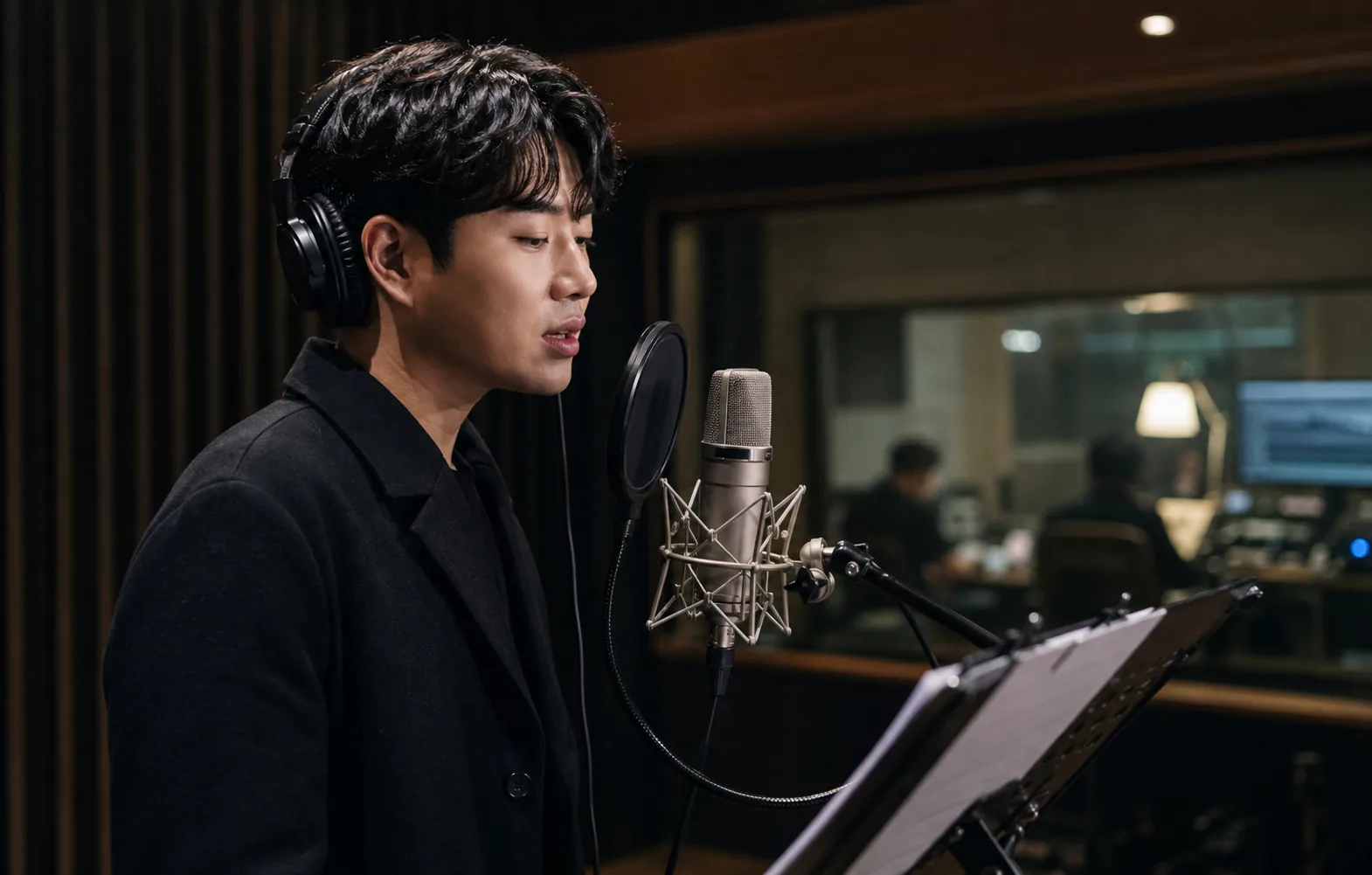 방송 콘텐츠와 OST 공개 결정을 둘러싼 제작 현장을 표현한 이미지
