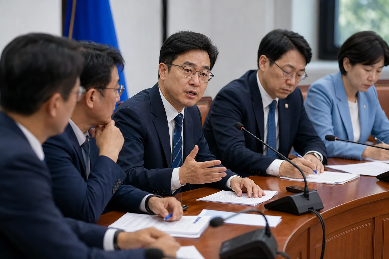 국회 입법과 공천 시스템 개선 논의를 표현한 이미지