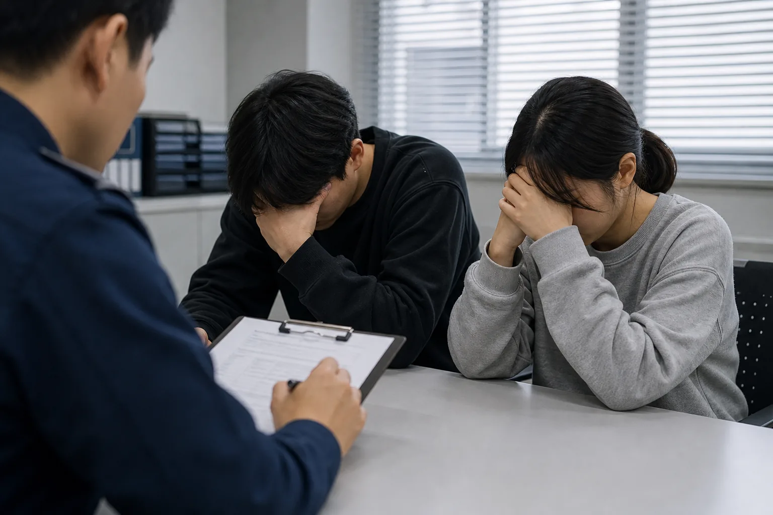 위기 아동 조기 발견과 지역사회 보호망을 나타낸 이미지