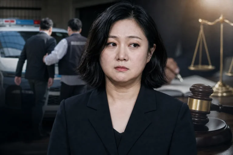 경찰 수사와 검찰 송치 절차를 상징하는 이미지