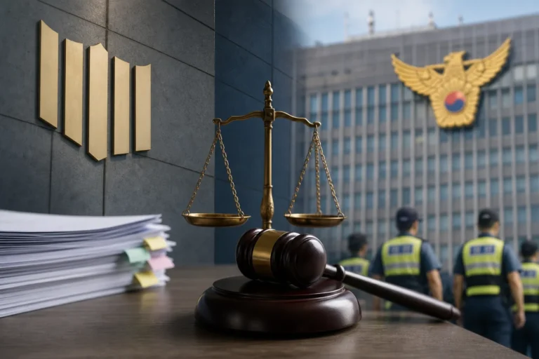 검찰개혁과 경찰 수사 견제 논의를 상징하는 정치 뉴스 이미지