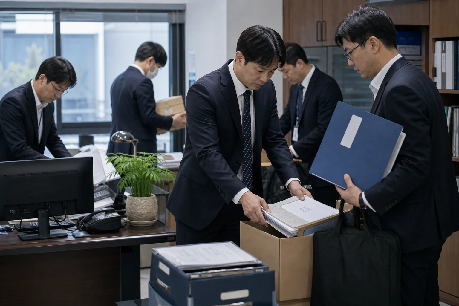 경찰 특별수사단 확대와 압수수색을 나타내는 이미지