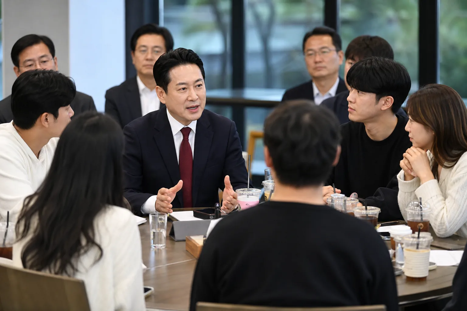 부산 청년 대학생 현장 간담회 이미지