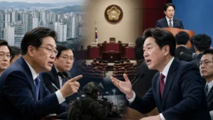 여야 정치권 부동산 계엄 증언 전당대회 공방