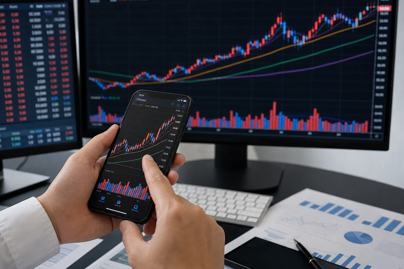레버리지 ETF 리밸런싱과 시장 변동성 확대 우려를 표현한 이미지