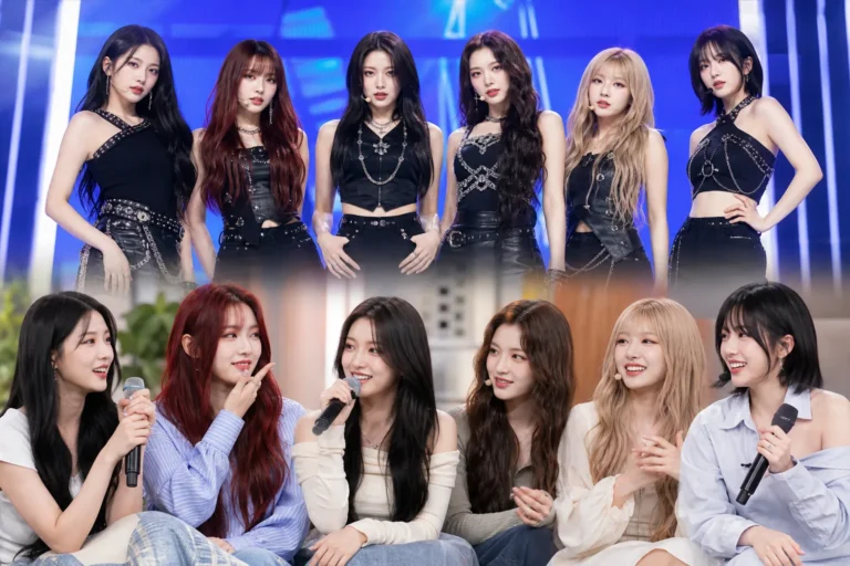 K팝 그룹의 컴백 무대와 예능 출연을 상징하는 이미지