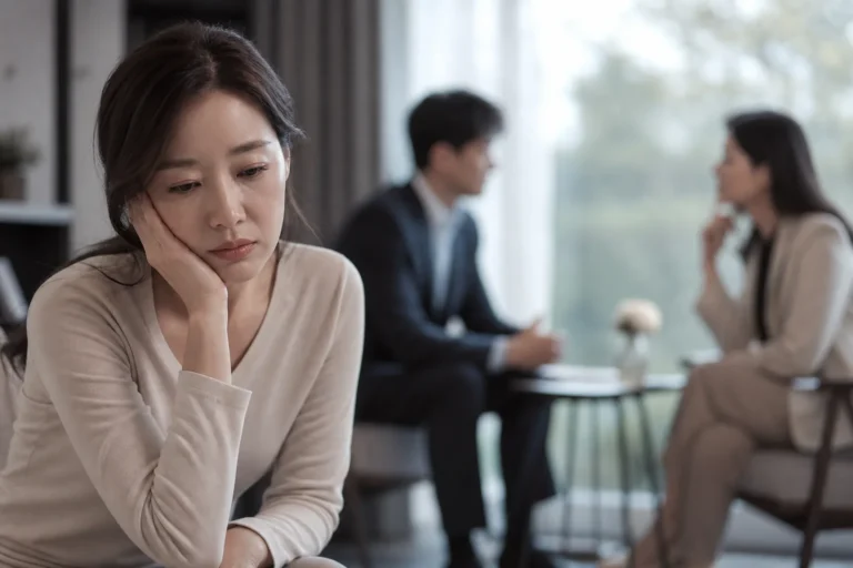 재혼 준비 장기화와 관계 심리를 표현한 대표 이미지