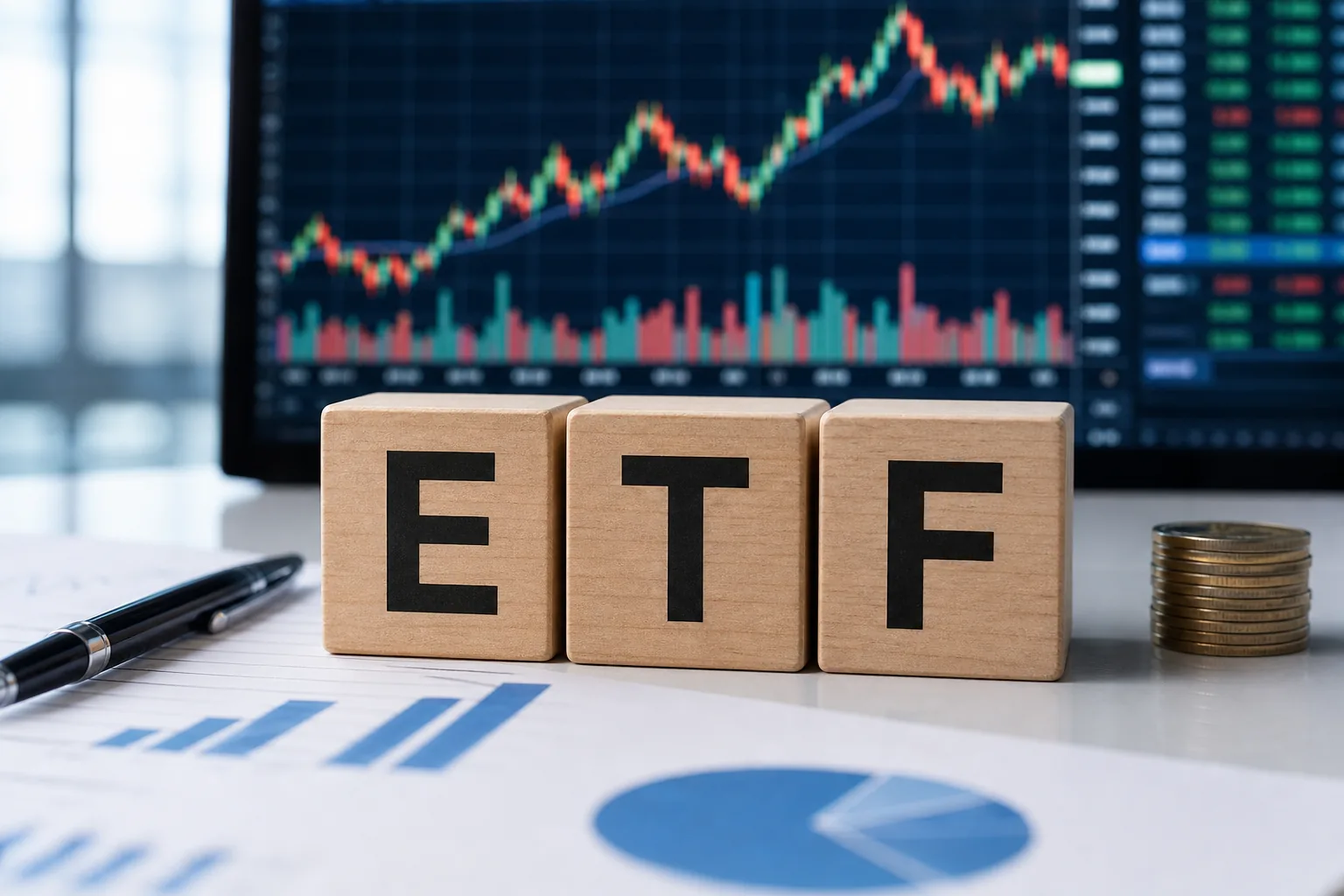 테슬라와 스페이스X를 제외한 지수 추종 ETF 구조를 보여주는 투자 이미지