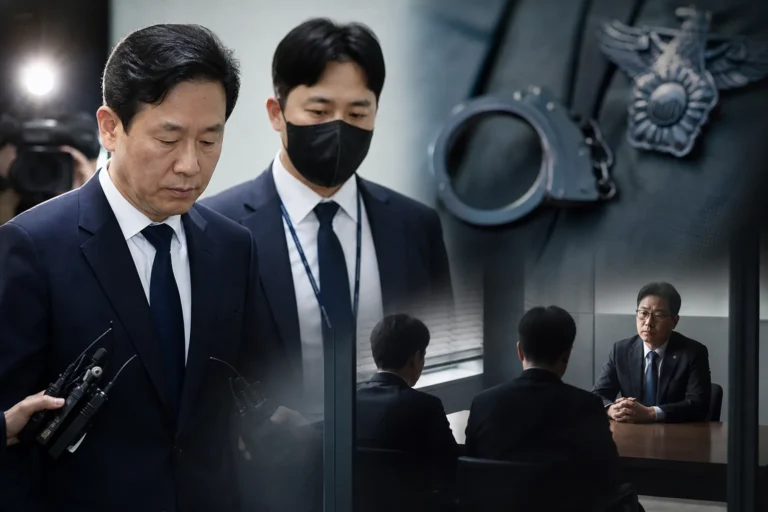 특검 수사와 경찰 내부 의혹 조사를 상징하는 이미지