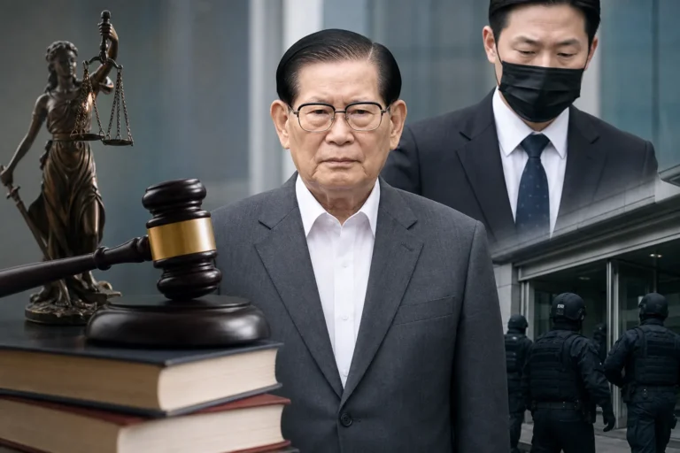 이만희 신천지 총회장 당원 가입 강요 의혹 수사 이미지