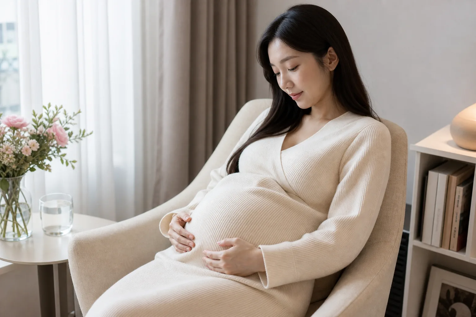 연예인 부부의 가족 근황과 SNS 소통을 표현한 이미지