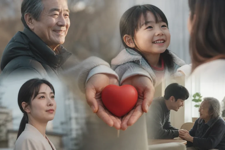 기부자 실화를 바탕으로 한 웹영화 촬영 현장 이미지