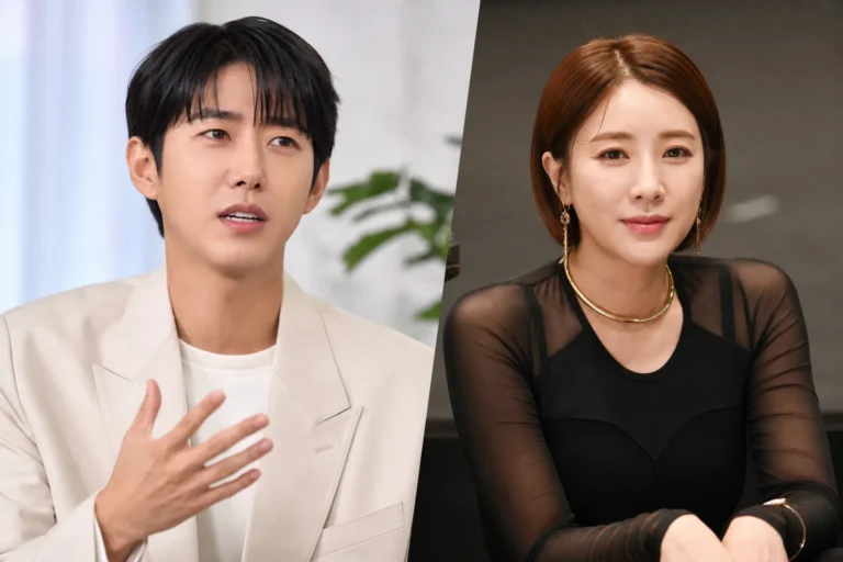 연예계 선후배 인터뷰를 상징하는 뉴스 이미지