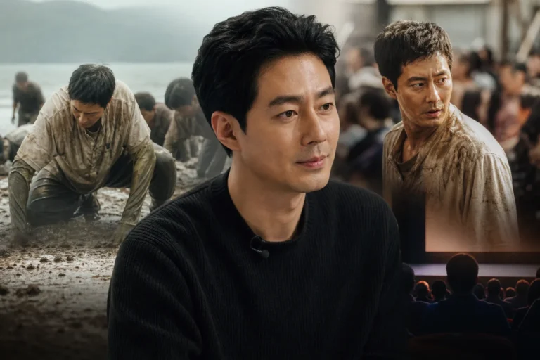영화 호프 개봉과 조인성 인터뷰를 상징하는 시네마 이미지