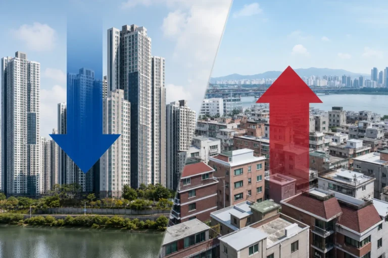 서울 아파트와 연립 다세대 주택 거래 흐름 변화