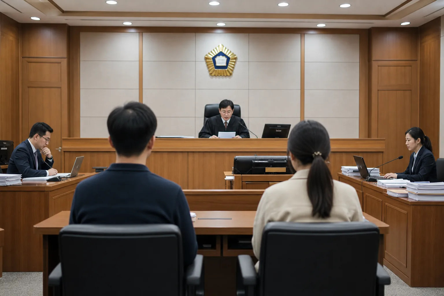 보증금을 돌려받지 못한 세입자가 법률 상담을 받는 모습