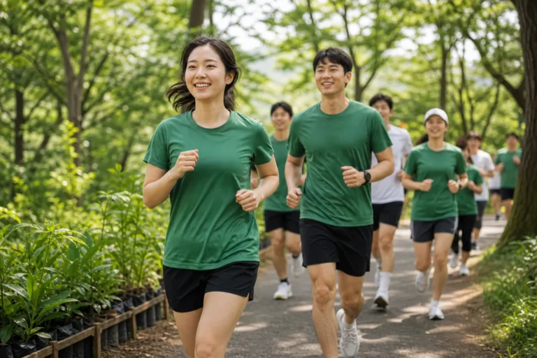 현대차 포레스트런 2026 친환경 러닝 캠페인 이미지