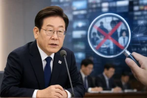 방미통위 규제기관 역할과 허위정보 대응 관련 정치 뉴스 이미지
