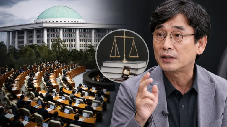 국회와 검찰개혁 논의를 상징하는 정치 갈등 이미지